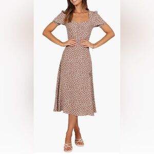Petal and Pup Franklin Dress Mocha